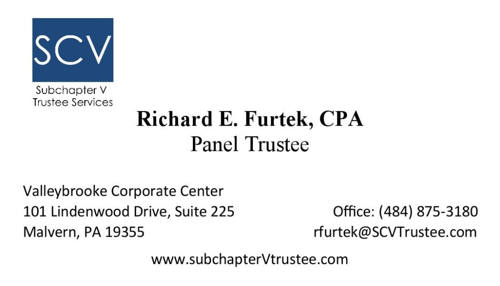 Subchapter V Trustee